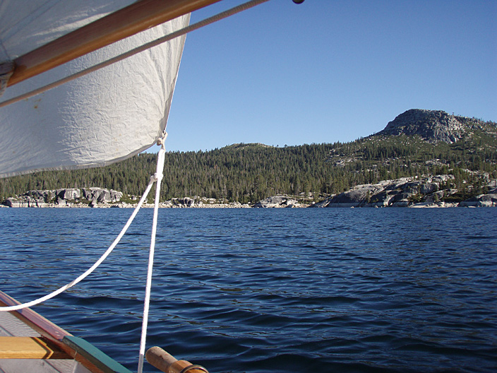 Loon Lake CA camping and sailing 9/57/09