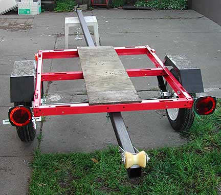 HF Utility Trailer with tongue mod.
